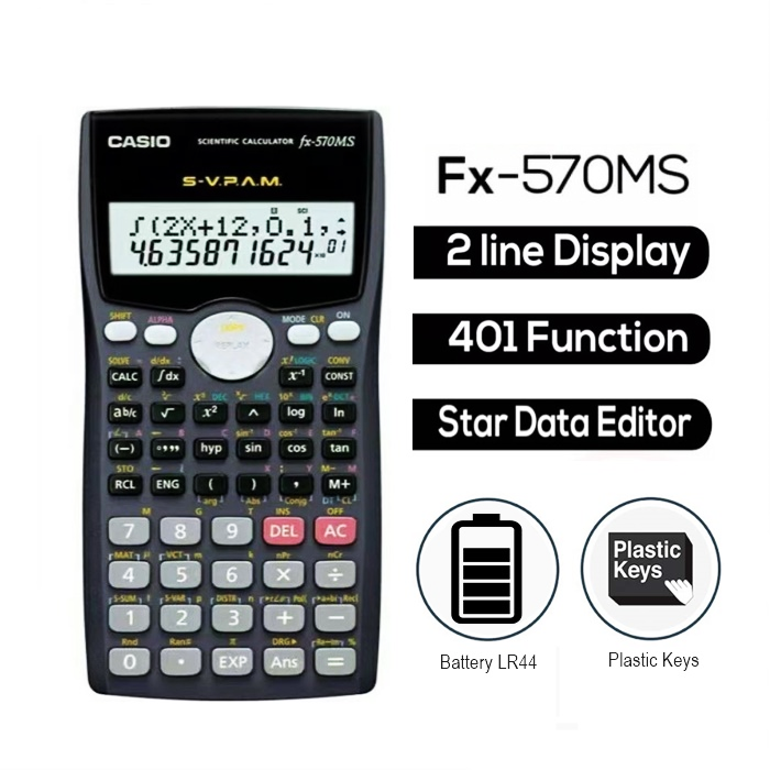 Calculator best sale fx 570ms